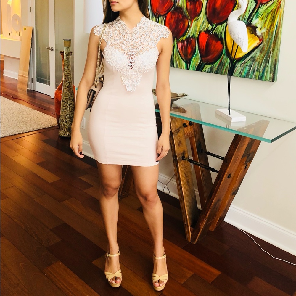 Open back bodycon dress